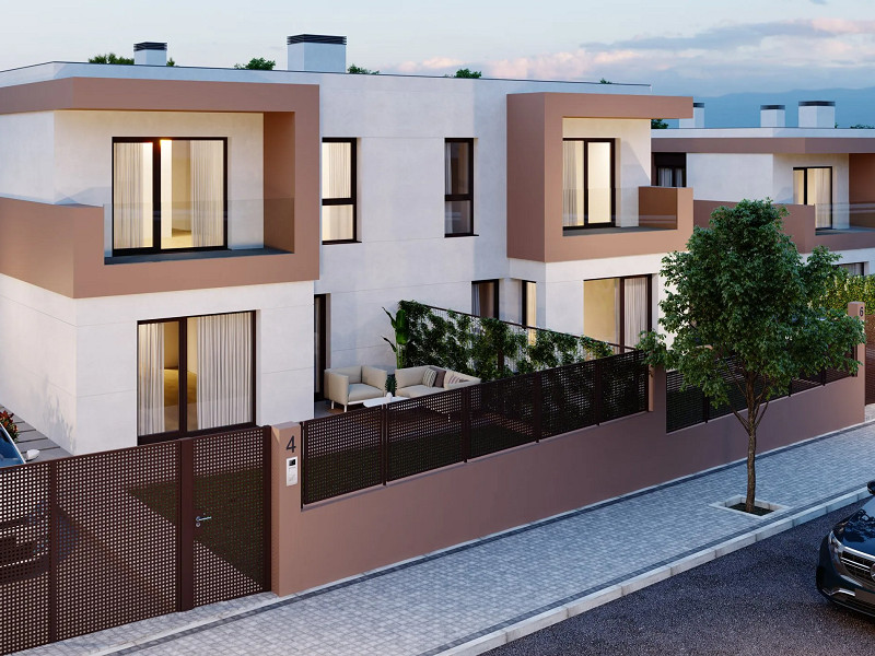 Stylish townhouses under construction in Calafell on the Costa Dorada. Photo:  4