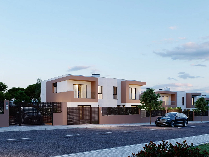 Stylish townhouses under construction in Calafell on the Costa Dorada. Photo:  5