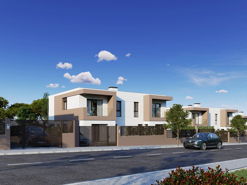 Stylish townhouses under construction in Calafell on the Costa Dorada. Photo:  6