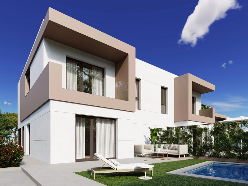 Stylish townhouses under construction in Calafell on the Costa Dorada. Photo:  8