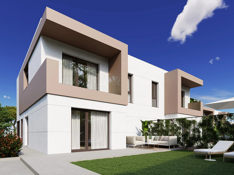 Stylish townhouses under construction in Calafell on the Costa Dorada. Photo:  9