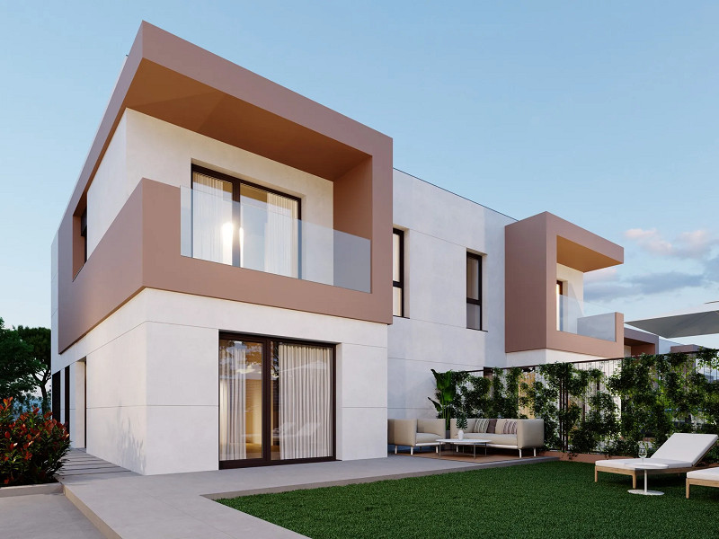 Stylish townhouses under construction in Calafell on the Costa Dorada. Photo:  10