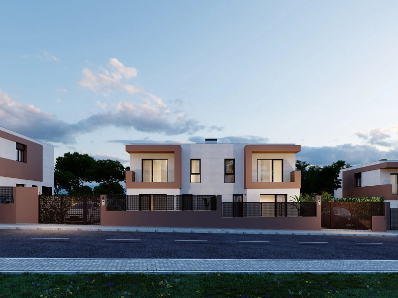 Stylish townhouses under construction in Calafell on the Costa Dorada. Photo:  15